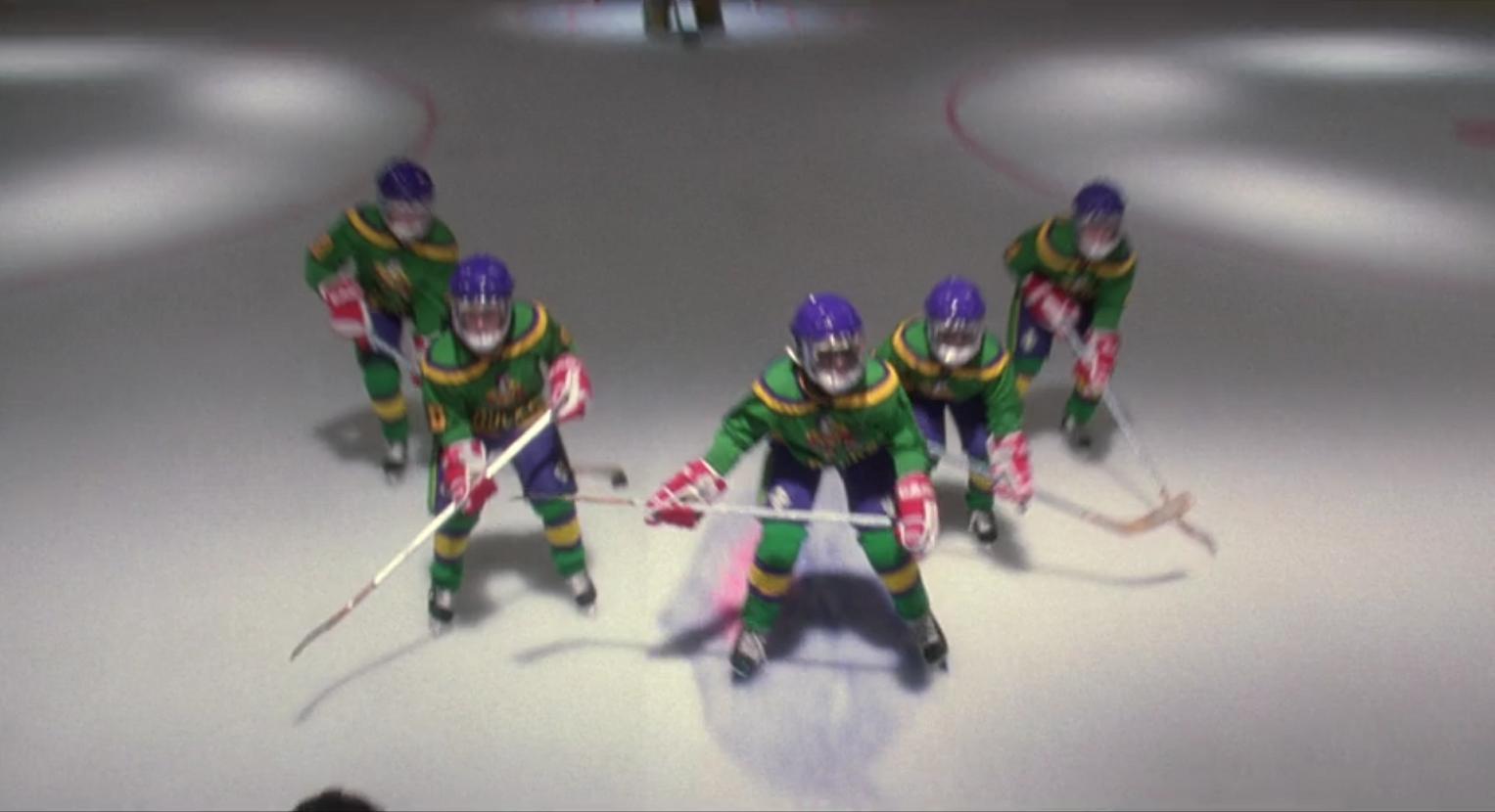 d3 the mighty ducks What is so special about the Flying V in ice