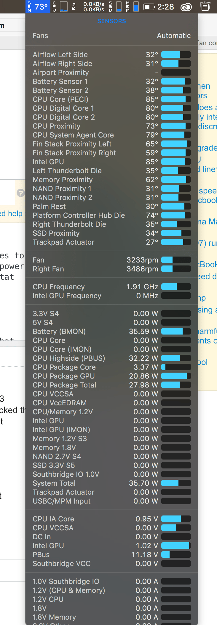 hardware MacBook Pro integrated GPU drawing too much power when CPU