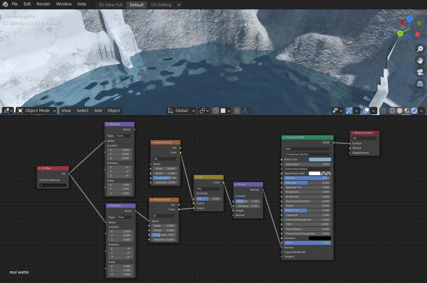 rendering Transparent water shader for EEVEE? Blender Stack Exchange