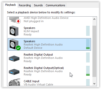 audio Windows mixer "not mixing" with headset, but with another