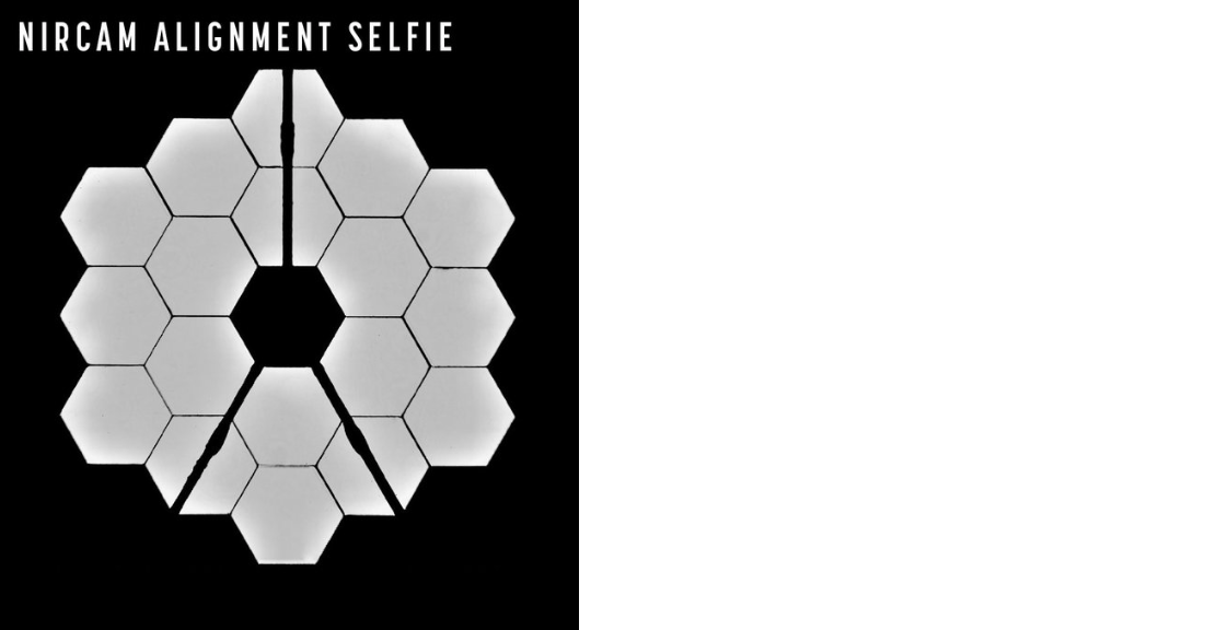 photography Why does the alignment evaluation image from JWST look