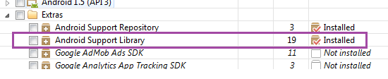 Android Studio and android.support.v4.app.Fragment cannot