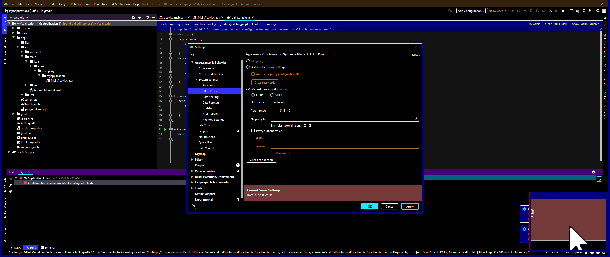 java Gradle sync failed Could not find com.android.tools.build