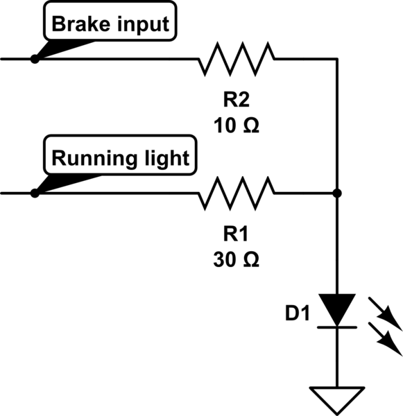 Brake Light Led Load Resistor Wiring Diagram Wiring Diagram Schemas