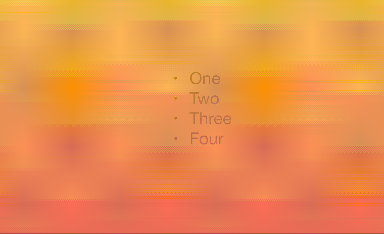 mac How to partially uncover bullet points in Keynote