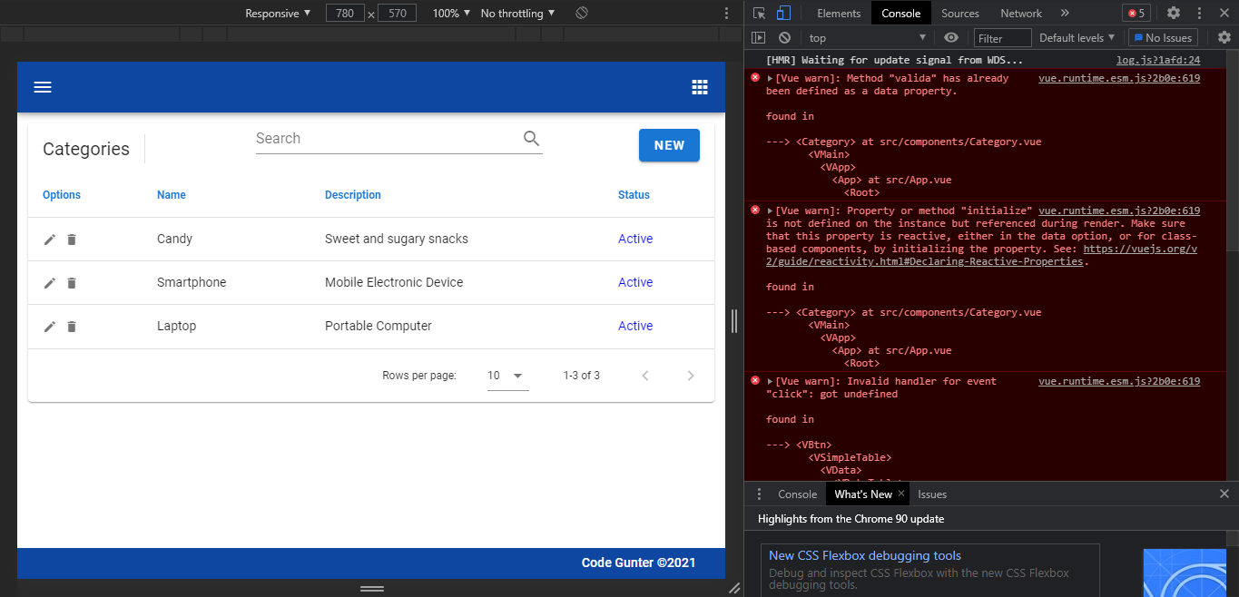 javascript Can't validate vtextfield [migrating from older version