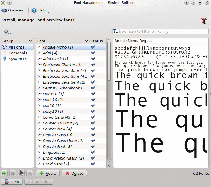 How can I batch install fonts (Kubuntu 14.04) Ask Ubuntu