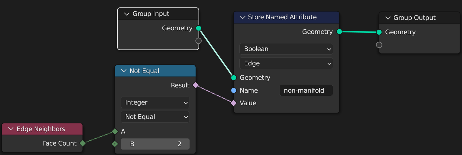 scripting Python Script to store nonmanifold edge indices in list