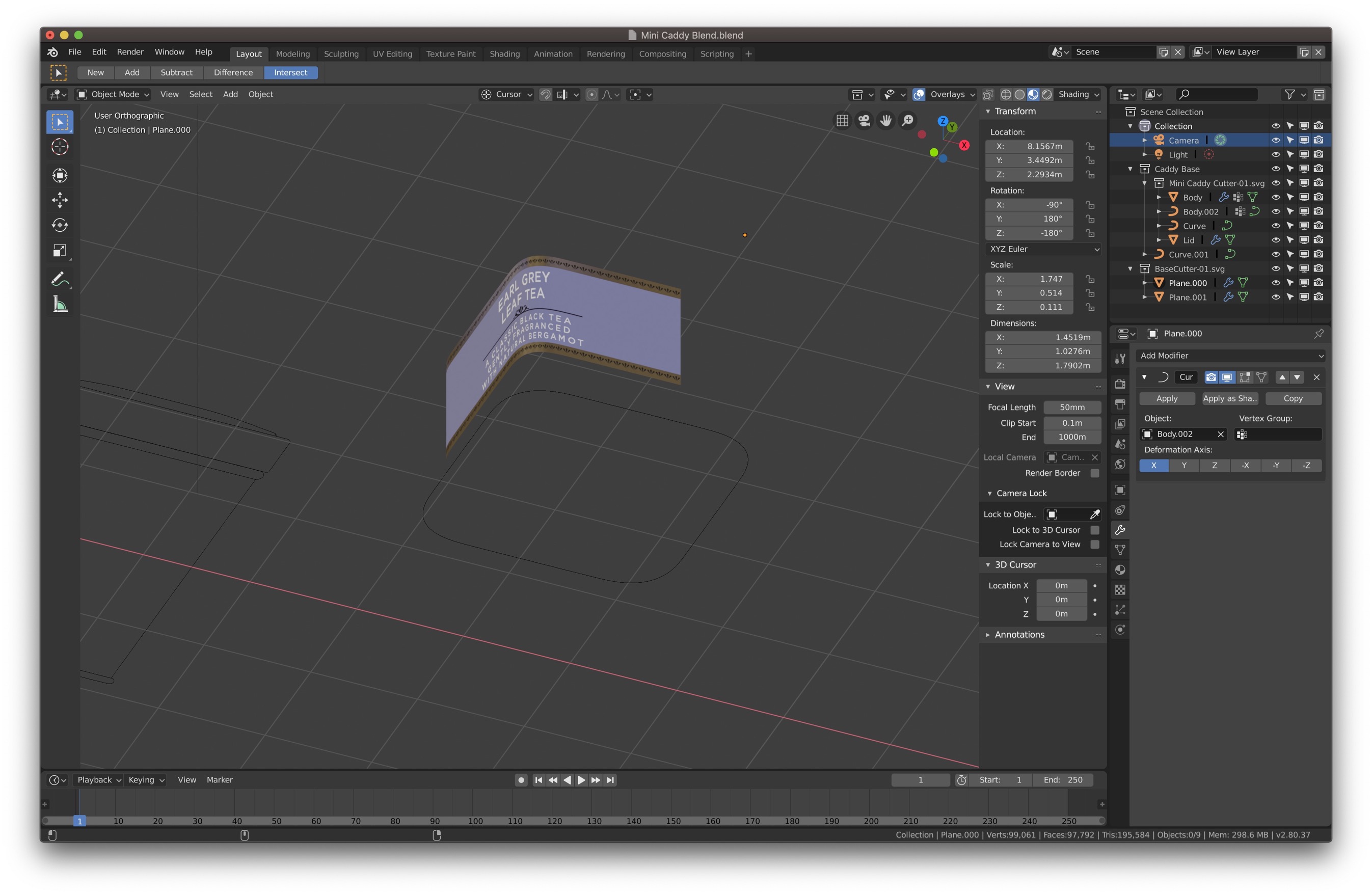 mesh Shrink Wrap odd distortion Blender Stack Exchange