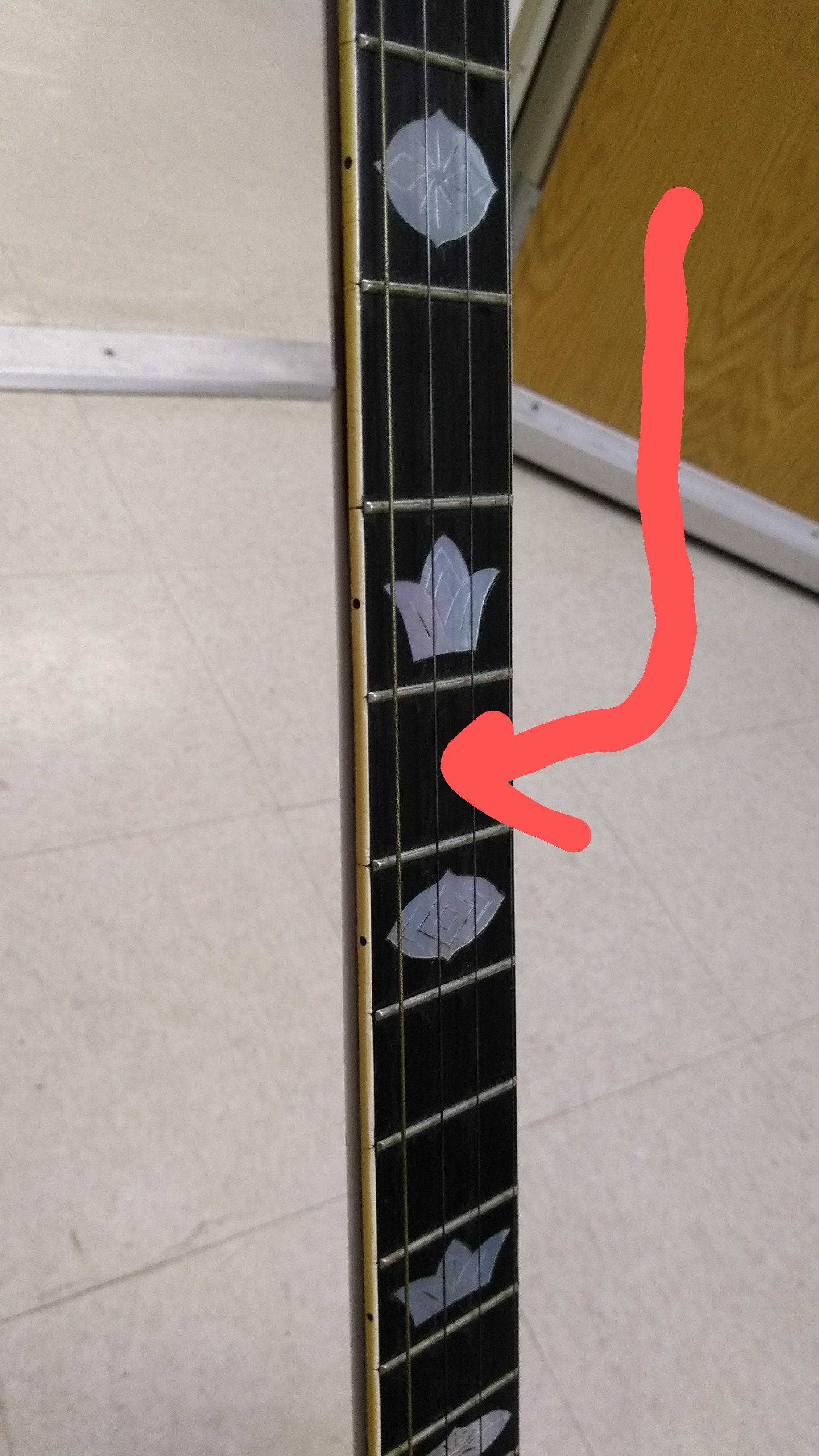 fretboard Why is this fret buzzing on my plectrum banjo? Music