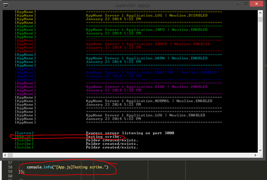 javascript logging system for nodejs and nodeworker Stack Overflow