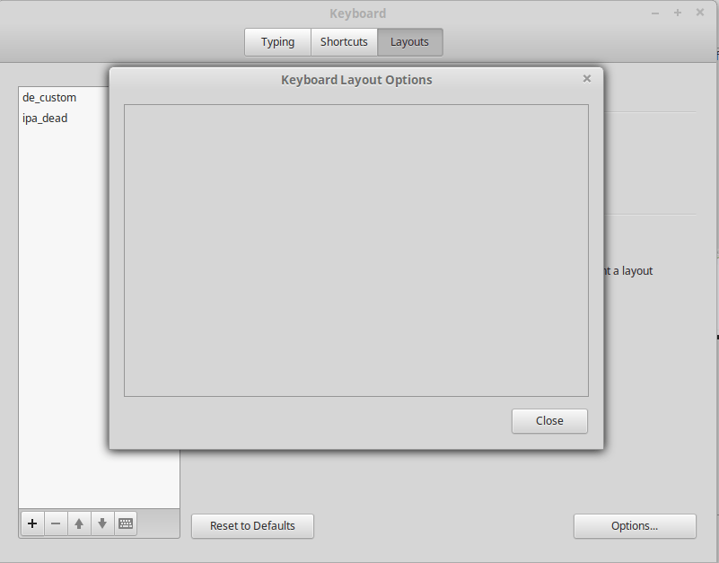 linux mint can't view or change keyboard options Unix & Linux Stack