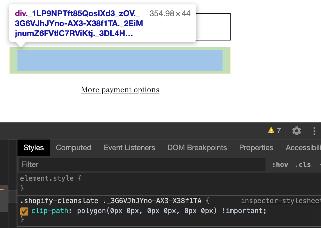 css How to remove the white space in ( displaynone; or clipbath ) input element? Stack
