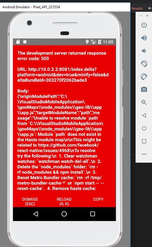 reactjs React Native calculating the distance between