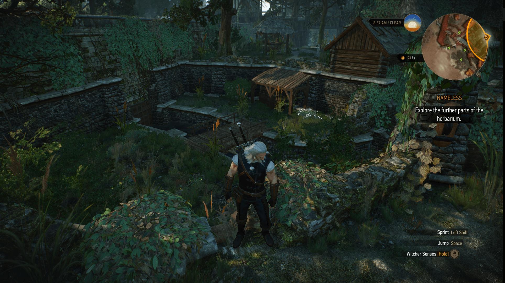 the witcher 3 How do I get through the locked door in Freya's Garden