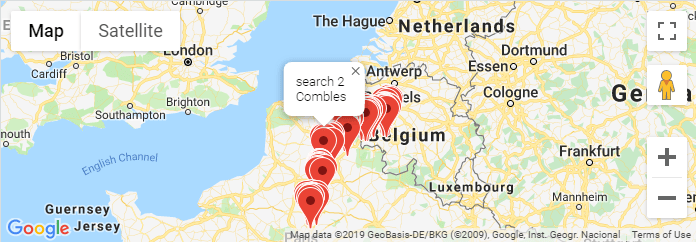 javascript Iteration of Google Maps API Search First does the