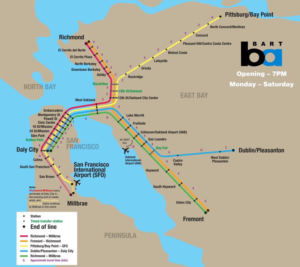 How to Take BART from SFO to Downtown San.