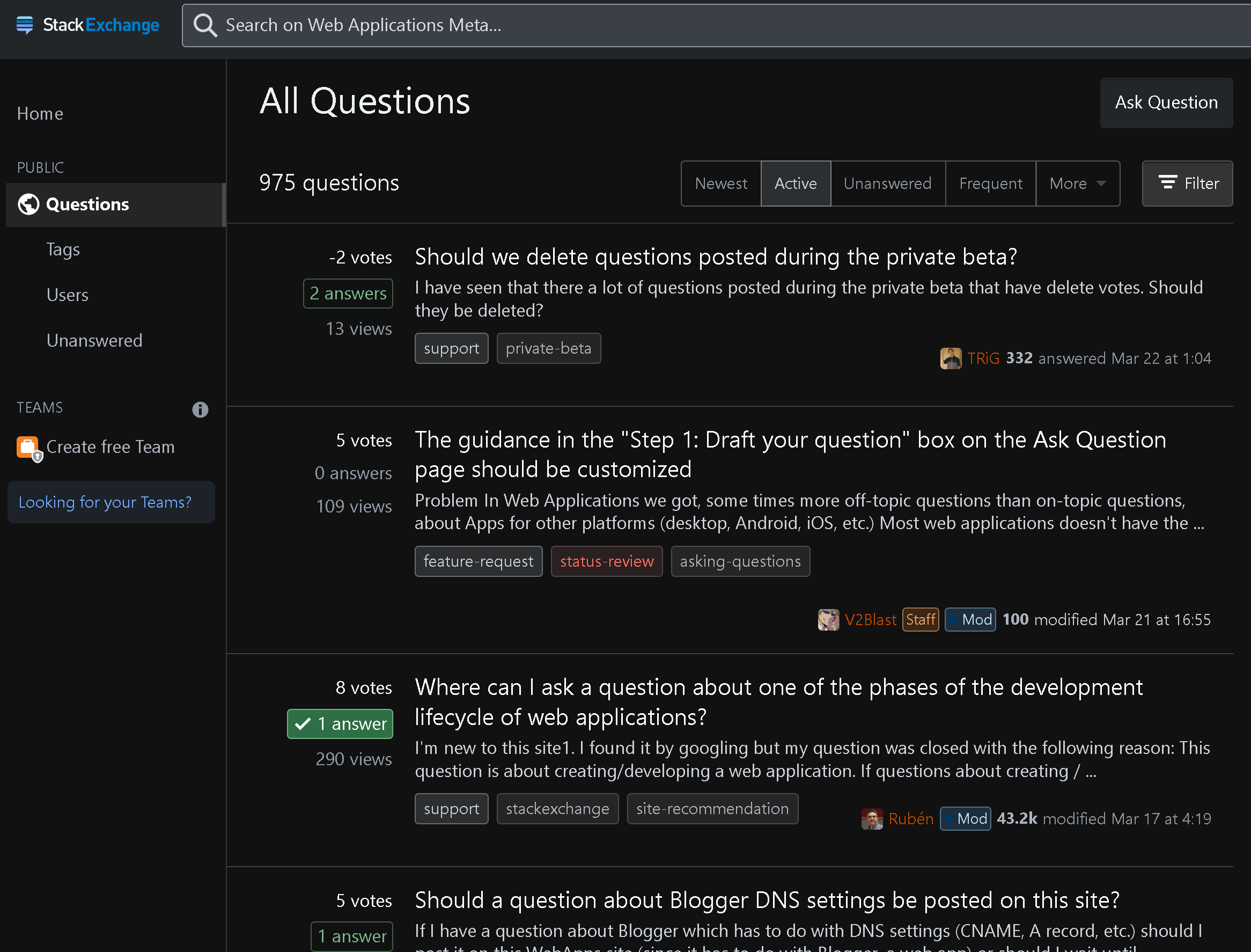 Don't display questions that contain an ignored tag when the option `Hide questions in your