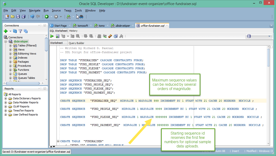 plsql How do you implement auto incremented sequence values in Oracle