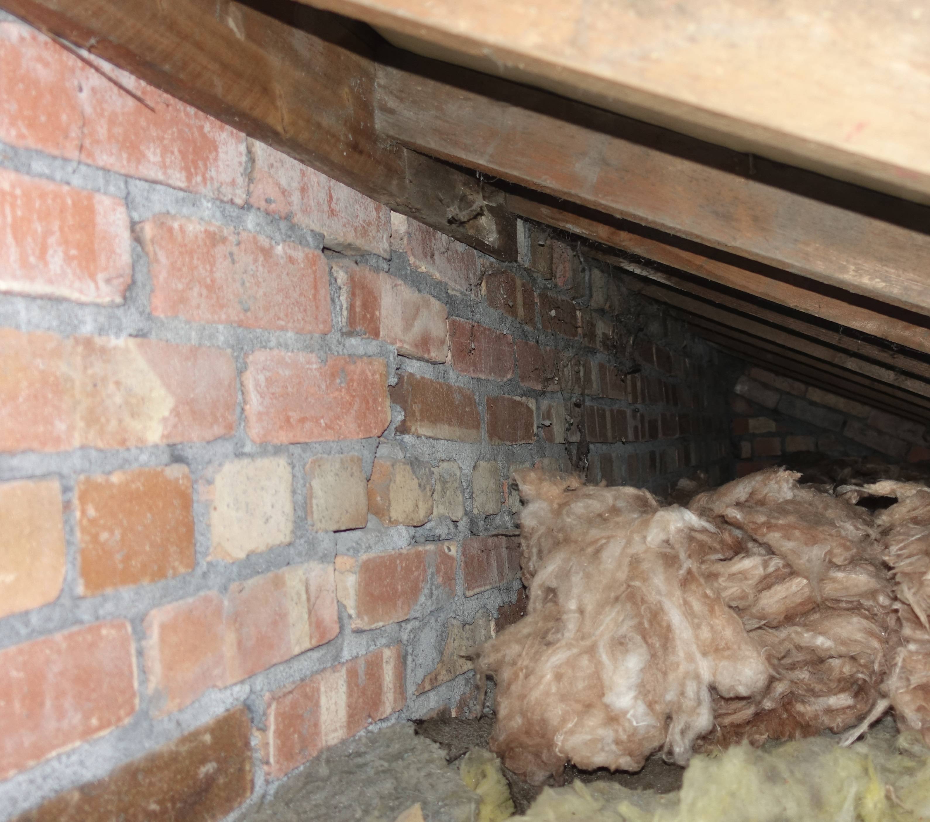 Walls Why are some bricks crooked in the attic wall Love & Improve Life