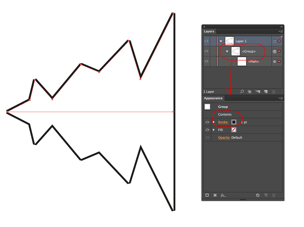 adobe illustrator How to make sharp/"convert" edges with the width