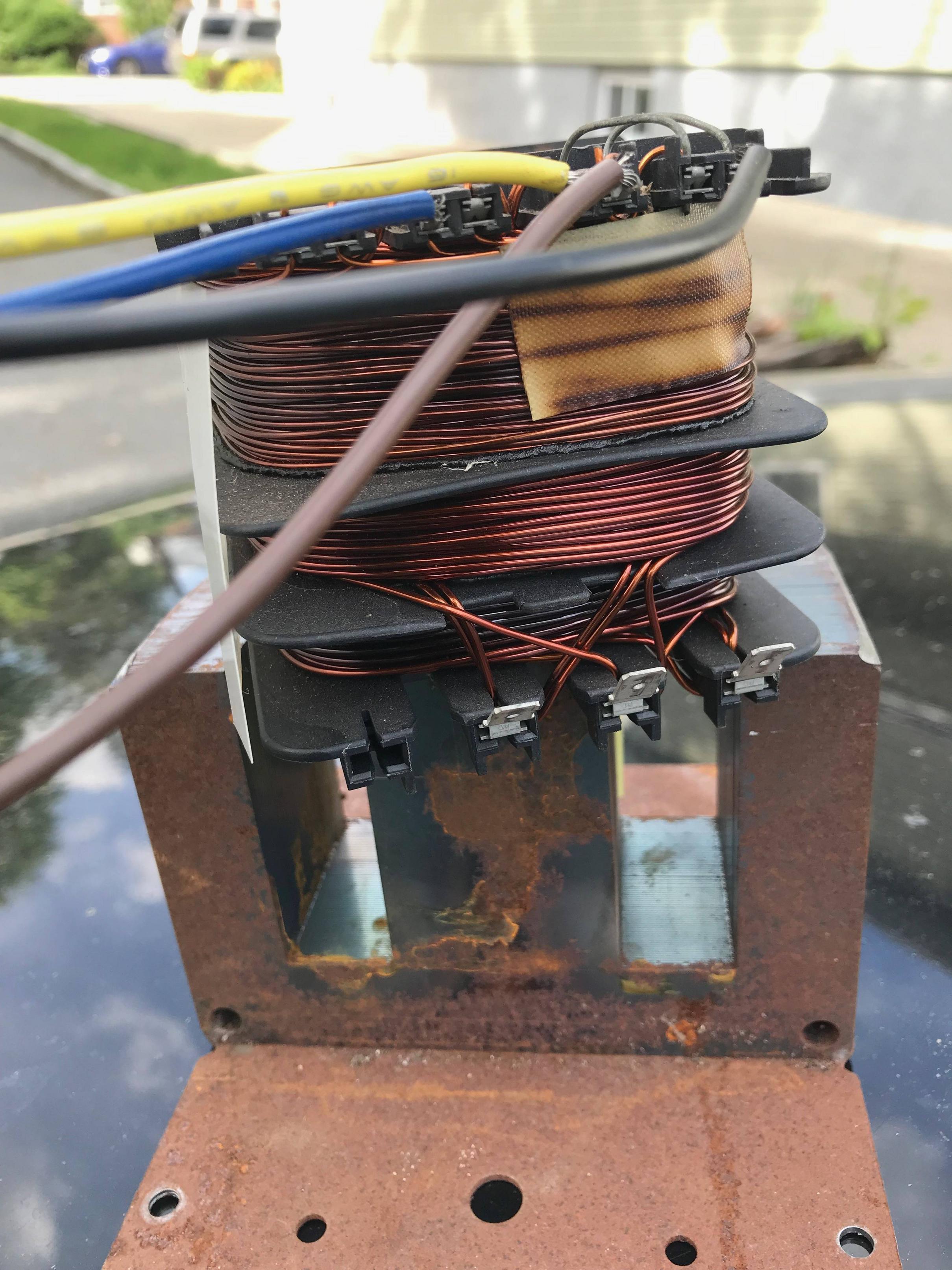 Transformer rewind Schumacher charger Electrical Engineering Stack