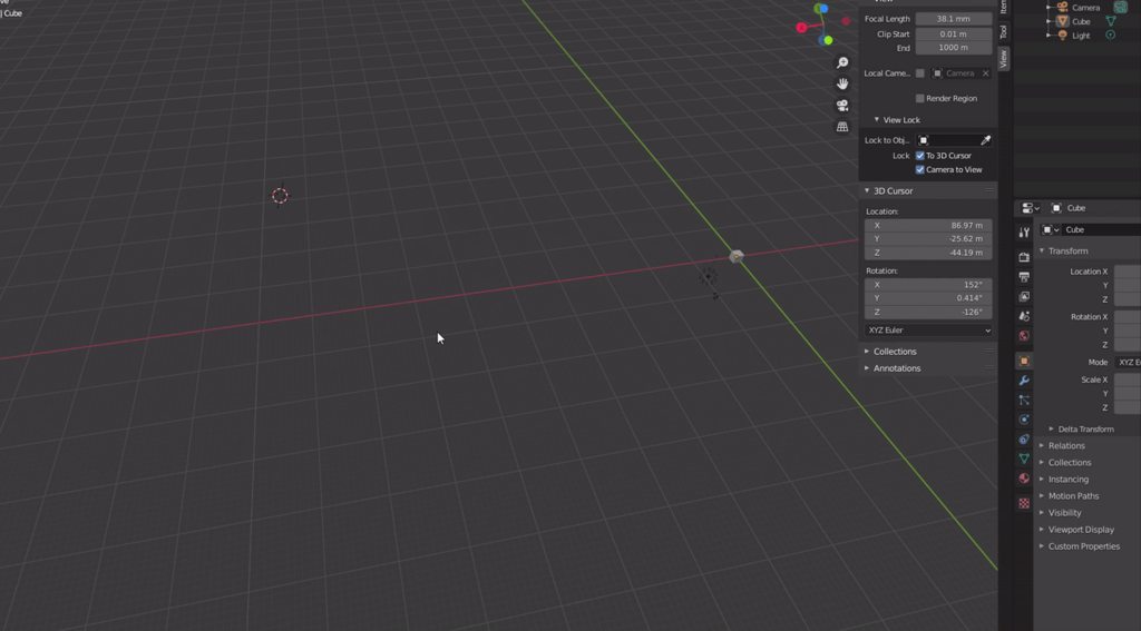 c++ How to rotate camera around object without centering to it