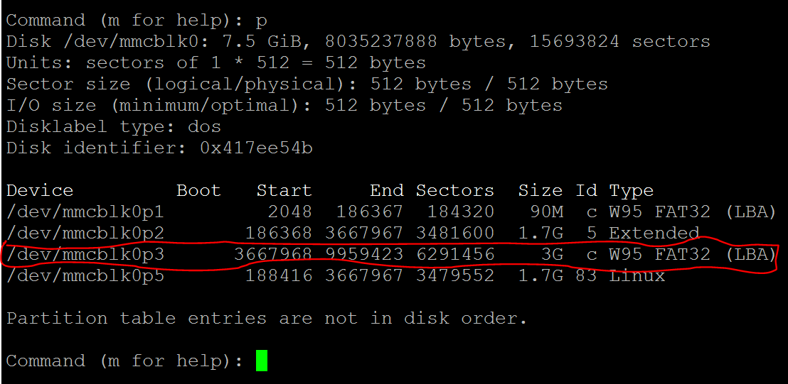 arch linux cannot mount W95 FAT32 (LBA) partition type in ArchLinux