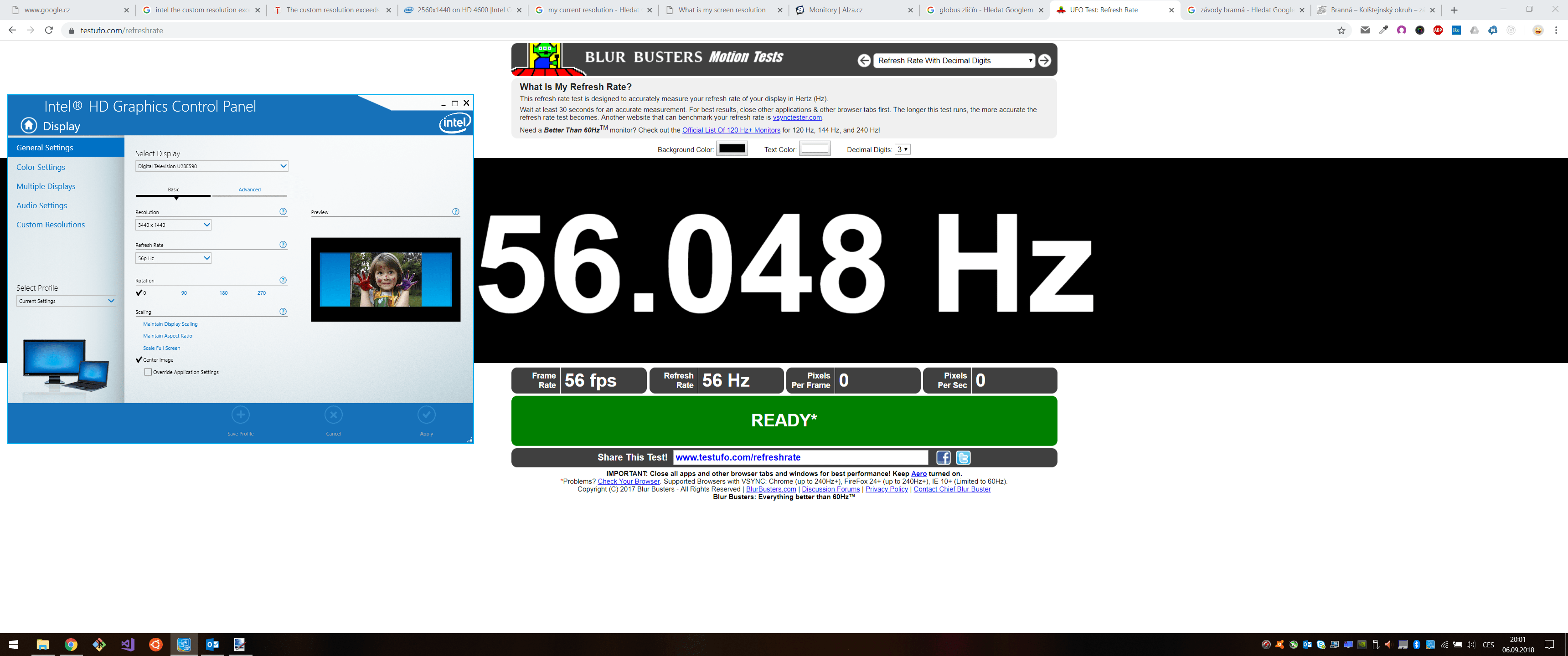 Maximum refresh rate with HDMI 1.4 and 3440x1440 resolution Super User