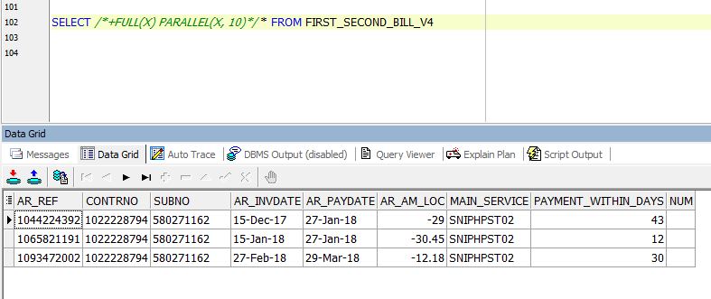 oracle How to add sequential numbers to an existing table? Database