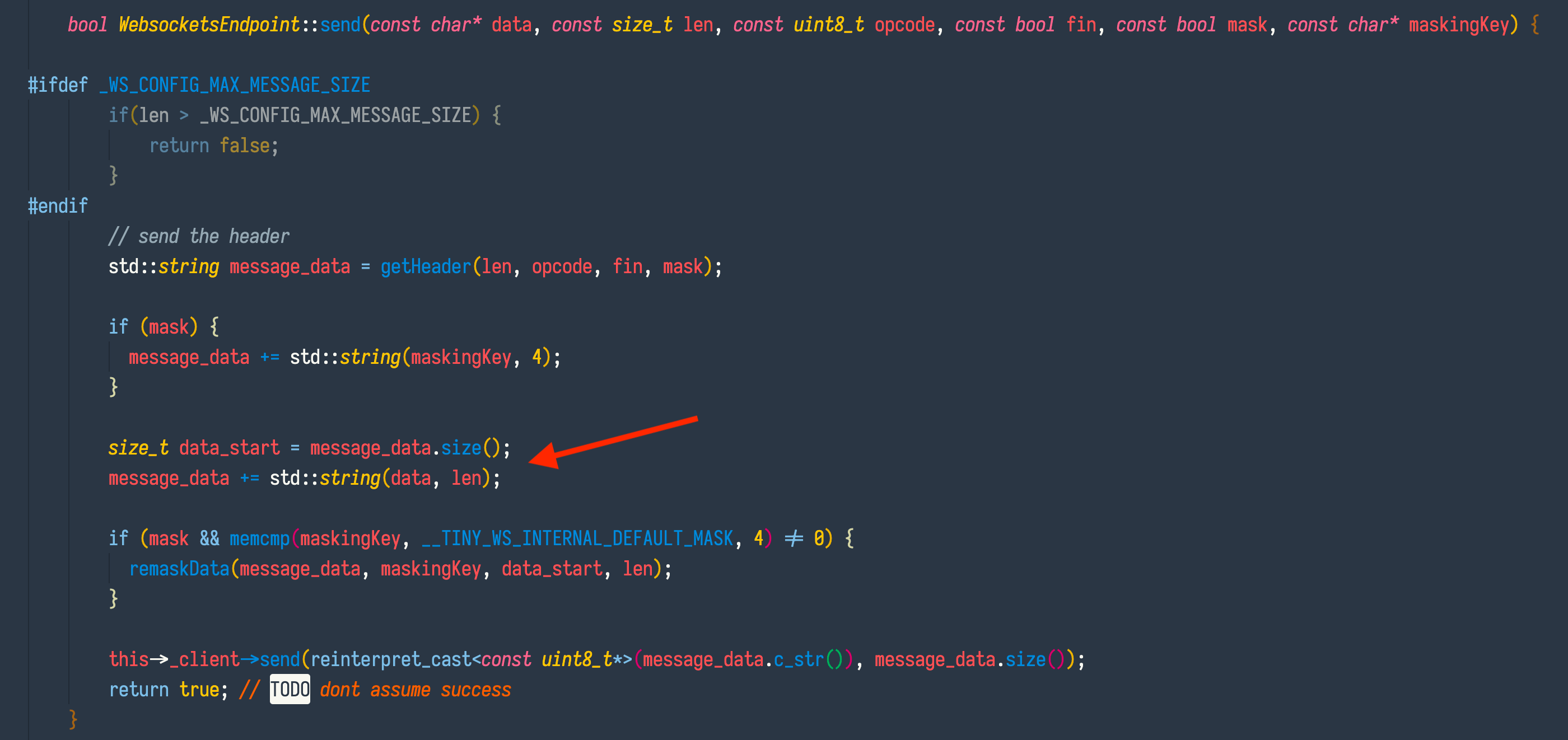 memory converting an unsigned integer into a const char pointer
