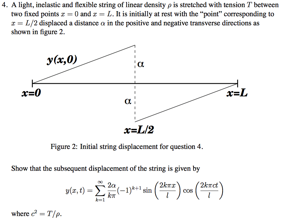 physics partial differential equation applicational problem