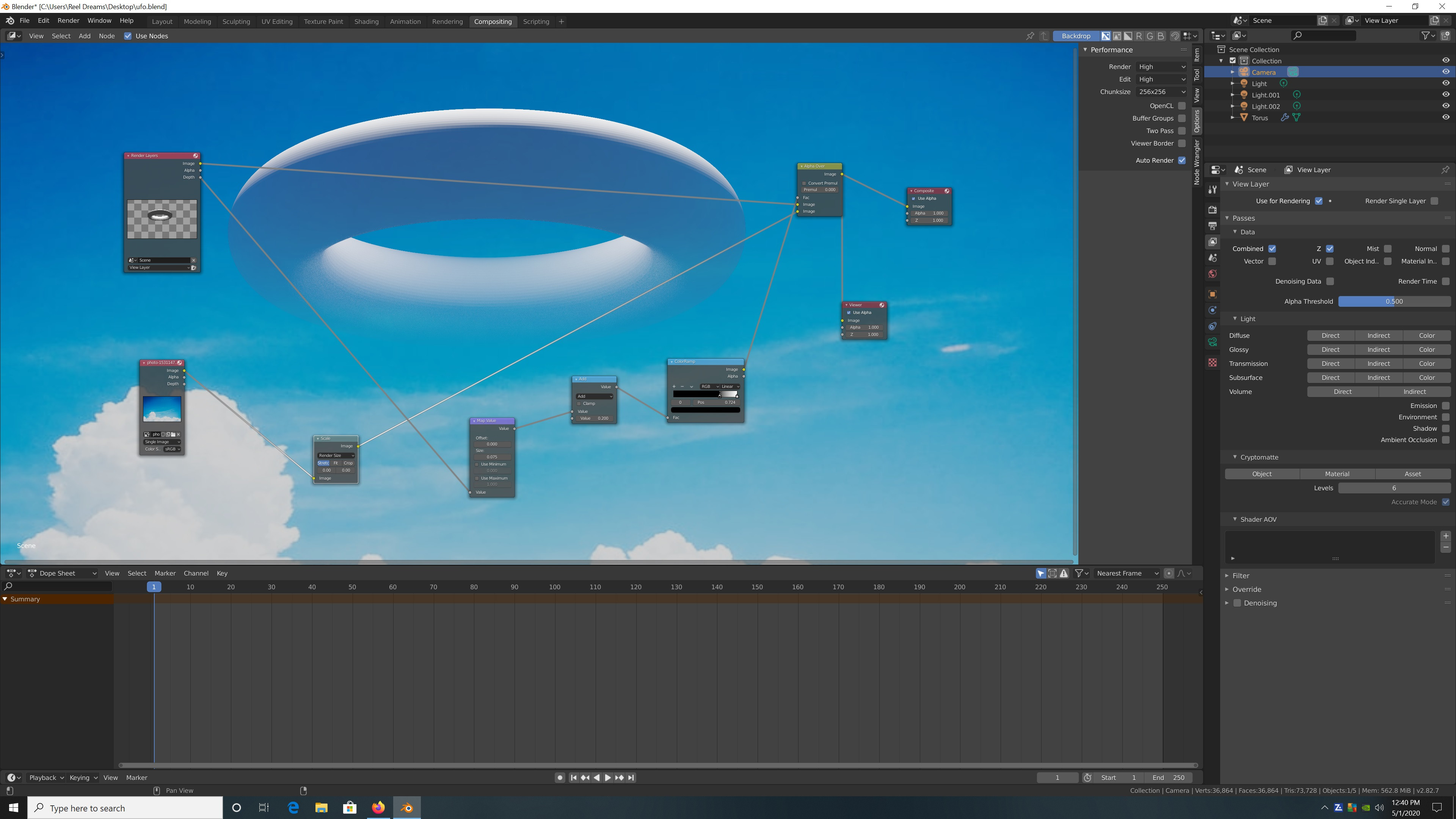 cycles render engine How to fade an object evenly into transparency