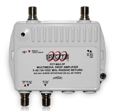 Mount amplified cable splitter in wall - Home Improvement Stack Exchange