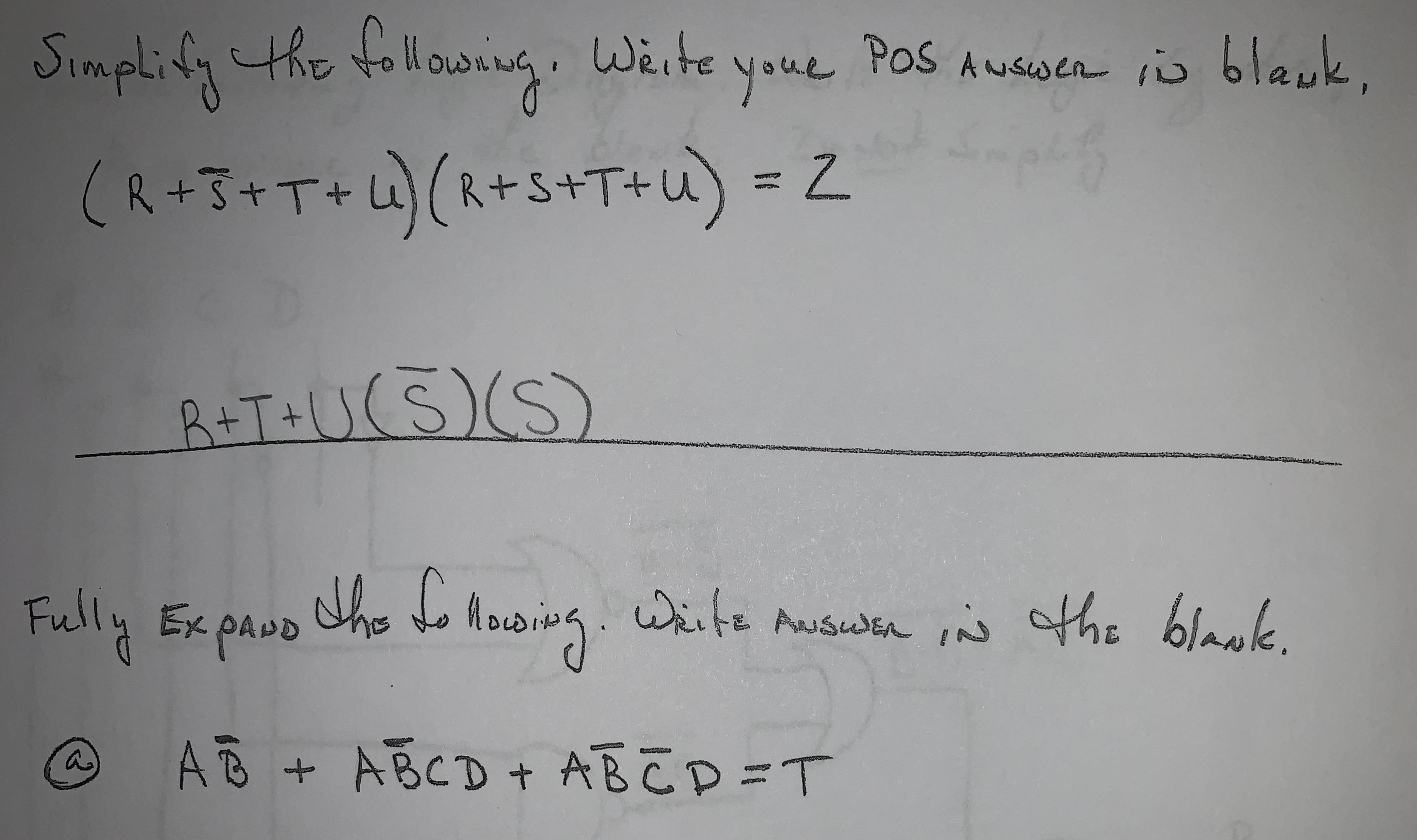 [Solved] How to Expand this Logic Equation? Solveforum