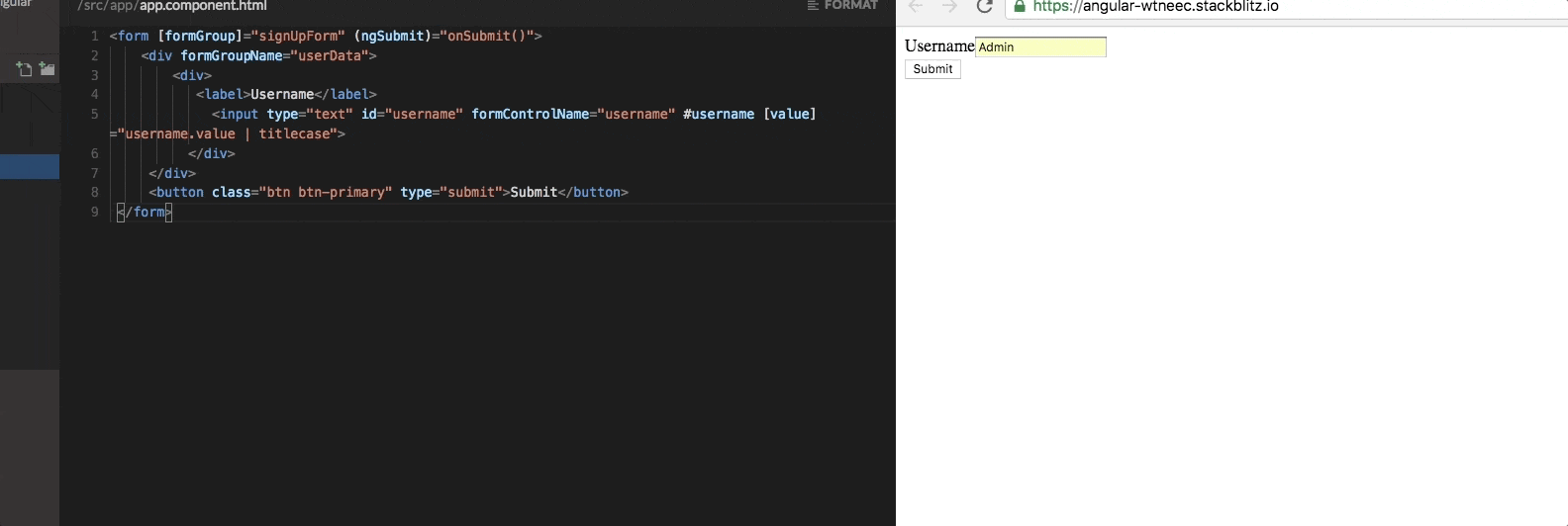 Angular Pipe not working when selecting the browser suggestion for input field Stack Overflow
