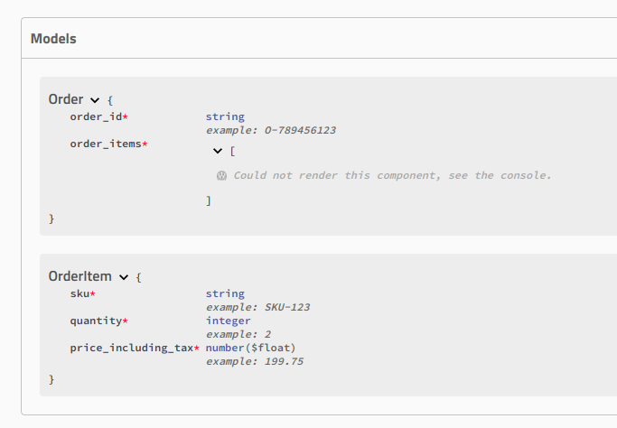 Swagger annotations with linked property array Stack Overflow
