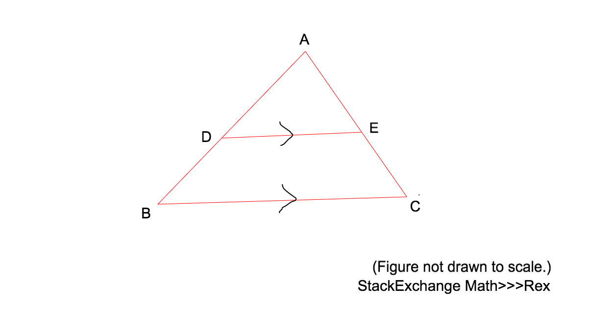 geometry Ratio of parts of a triangle Mathematics Stack Exchange