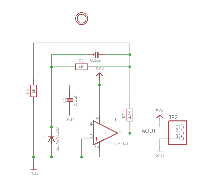 Electronic arduino How to amplify the output from this UV