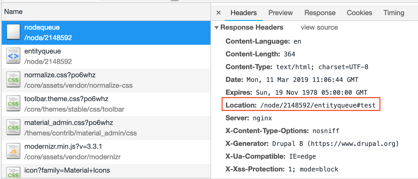 8 How to use a RedirectResponse with a (hash