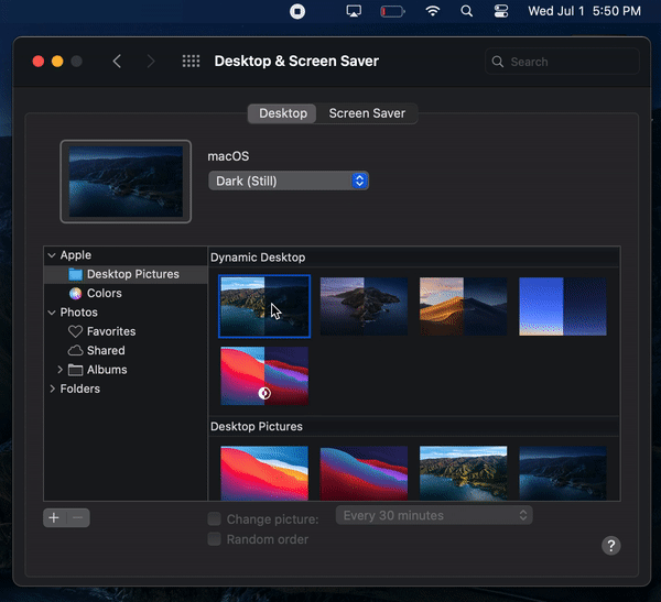 Big Sur Dark Mode Wallpaper