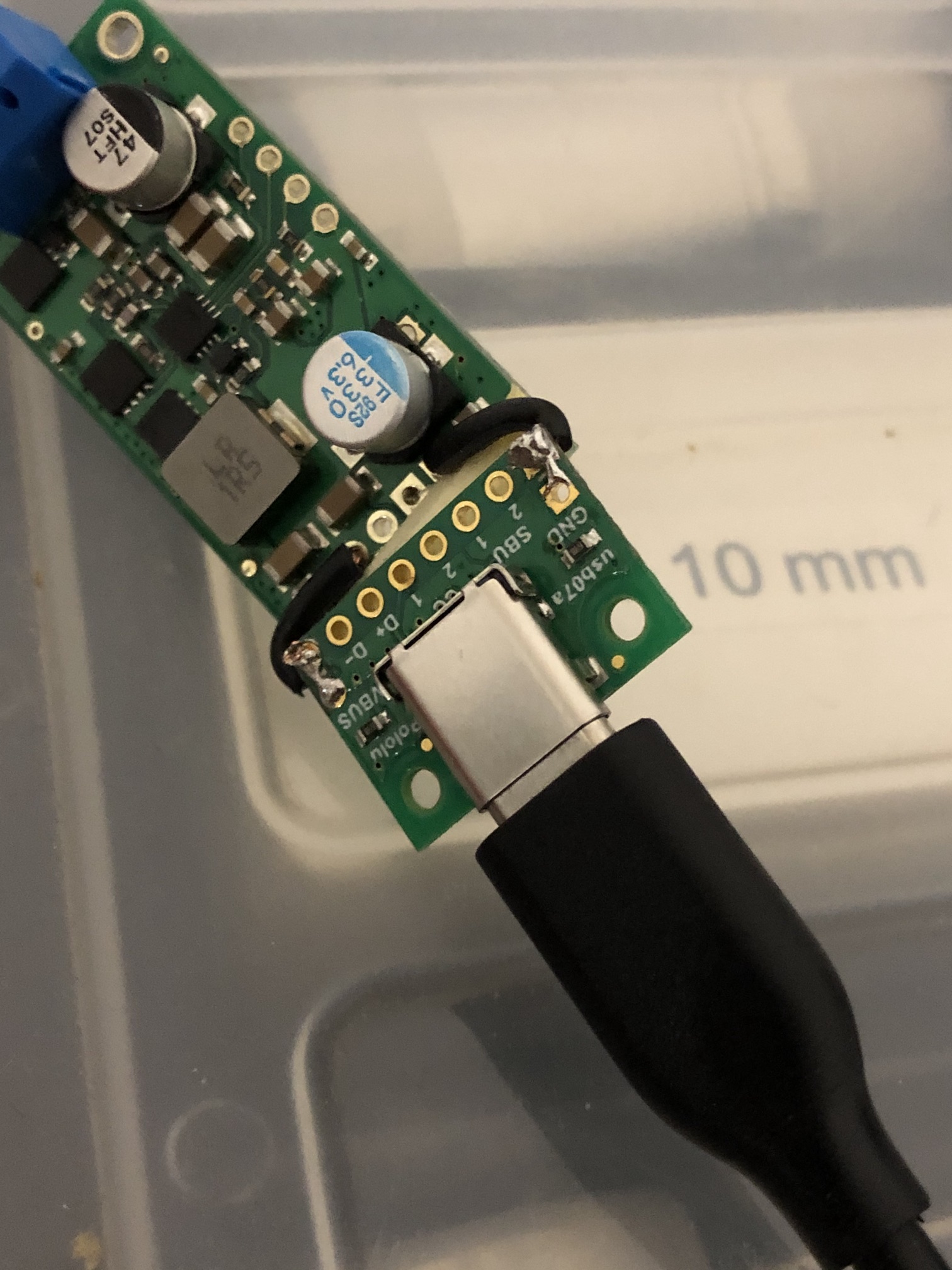 power supply - DC 12V to 5V 3A USB Type C - Electrical Engineering