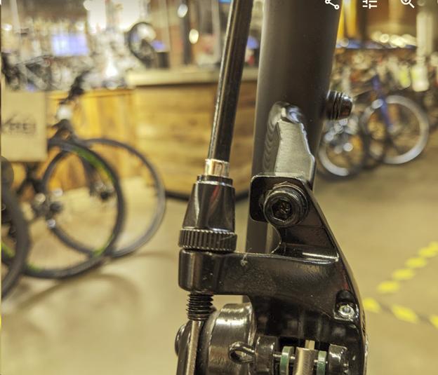 disc brake Accident from front wheel locking up on brand new bike