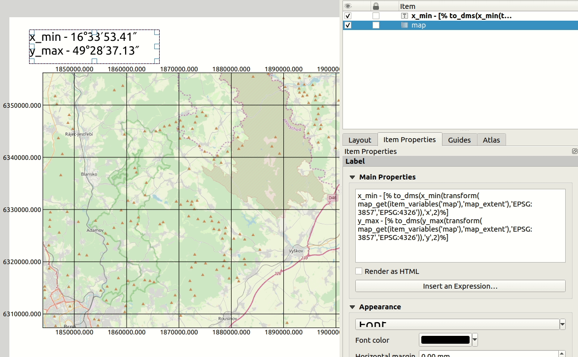 Qgis Add Grid To Map [GIS] Displaying Grid line on QGIS Print composer Math Solves Everything