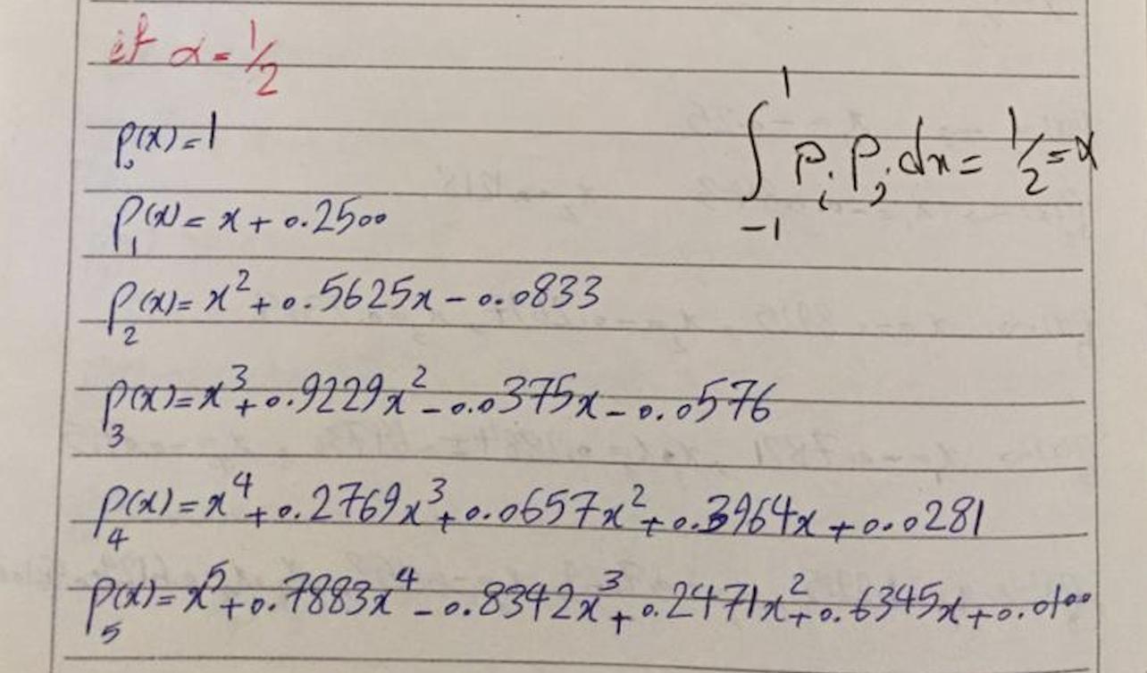 orthogonality Is there any relation between these polynomials and a