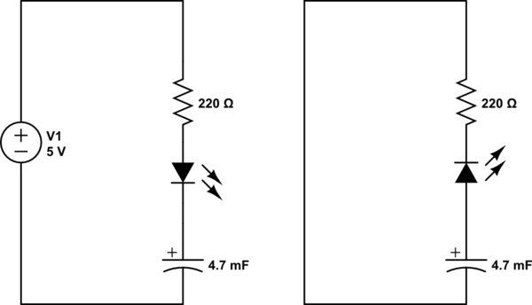 Capacitor Led Circuit