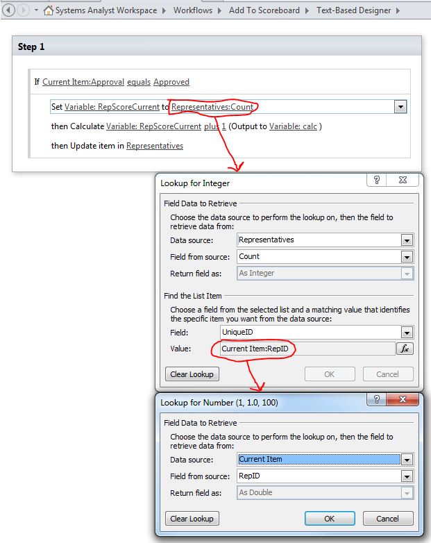 workflow List Item Counts as a separate List Item? SharePoint Stack