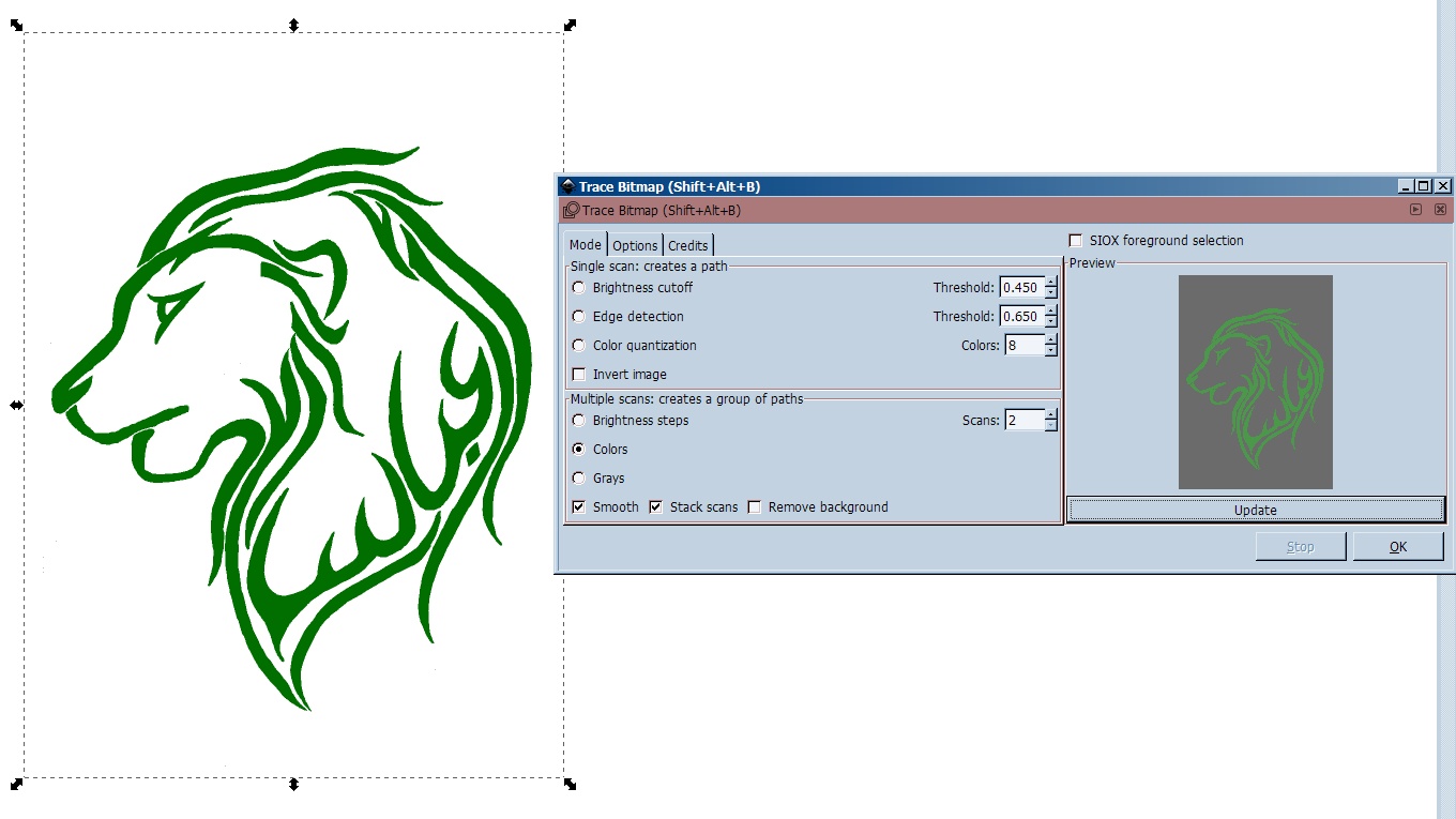 How to smooth a scanned image using Gimp Graphic Design Stack Exchange