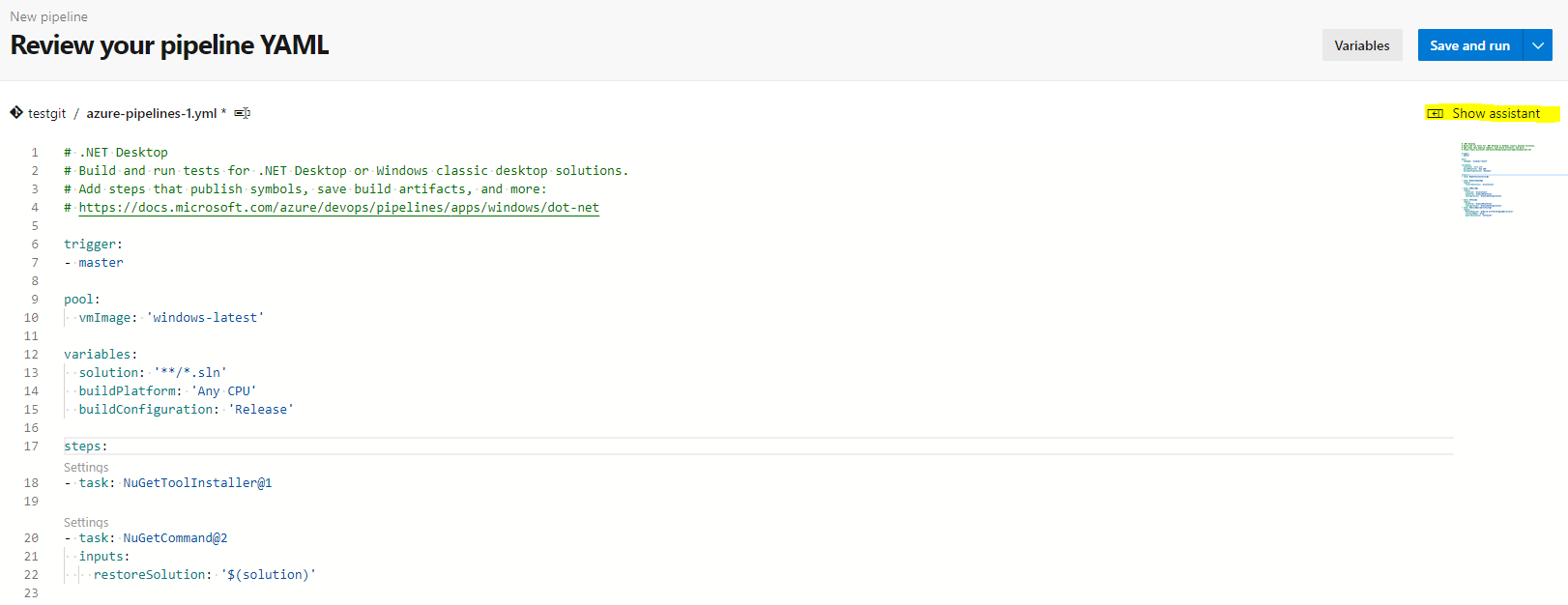 Azure Pipeline MSBuild Stack Overflow