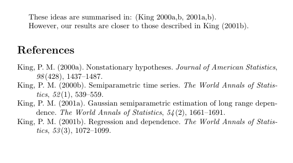 citing Multiple citations same author same year using